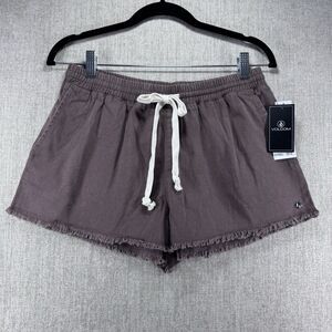 Women's Volcom Strutin Stone Brown Shorts M NWT
